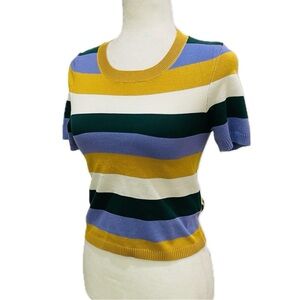 NWT Timing Striped Multicolor Women's Top